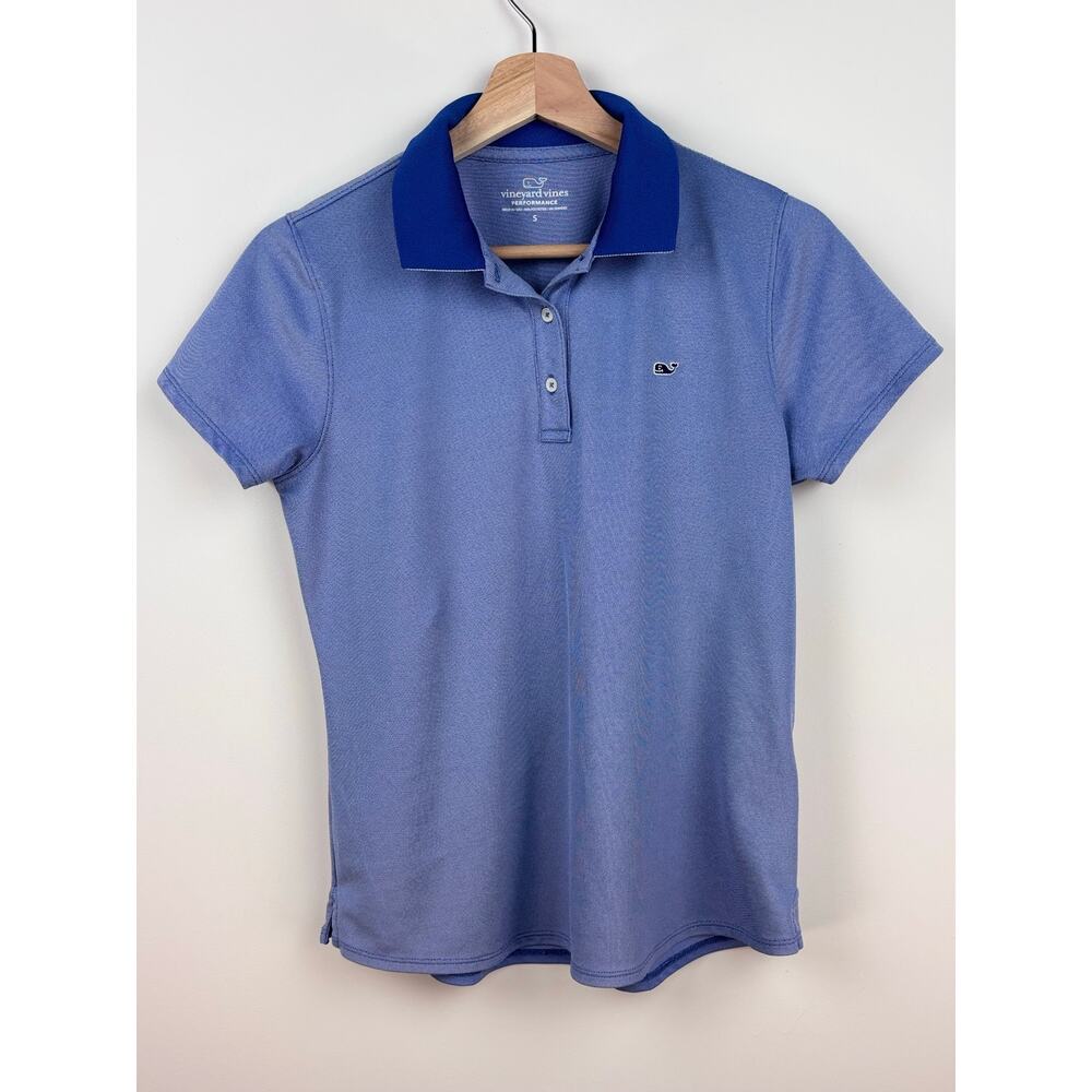 ⛵🐋 Vineyard Vines Performance Polo | Size S | Periwinkle Blue